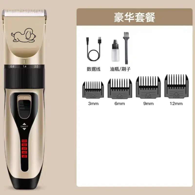 Dog Grooming Clipper for Pets - Includes Accessories