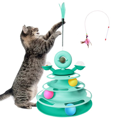 BluGun 4-Layer Interactive Cat Toy