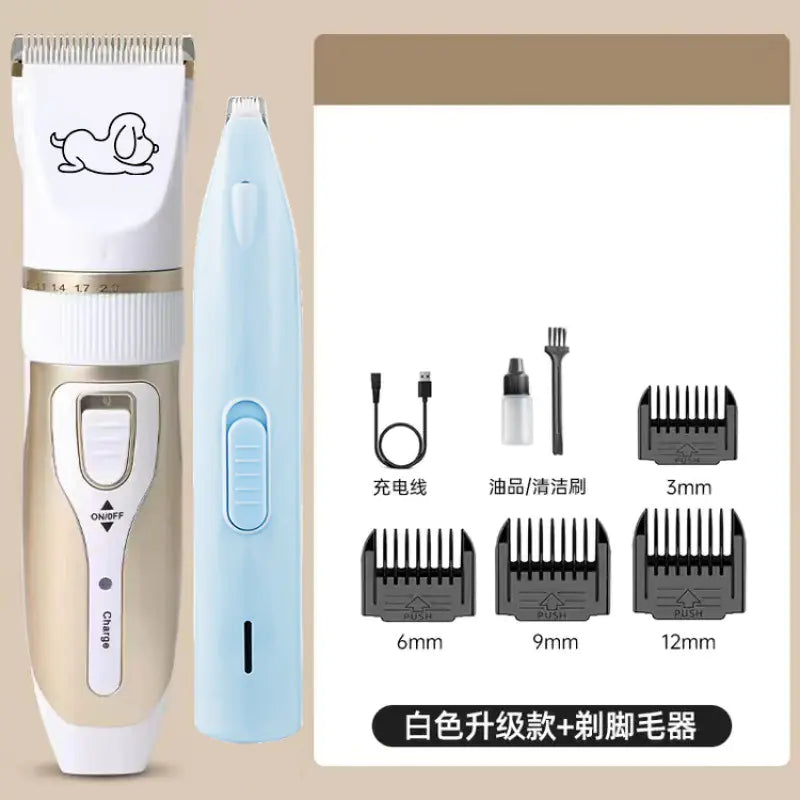 Dog Grooming Clipper for Pets - Includes Accessories