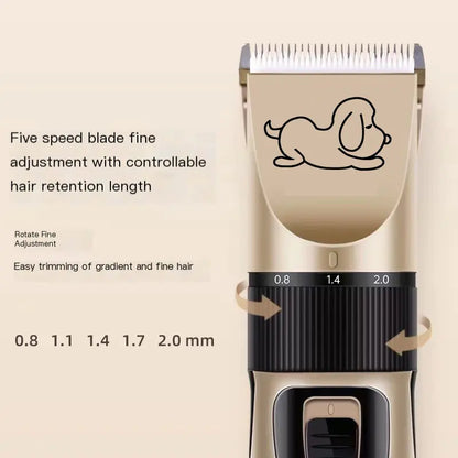 Dog Grooming Clipper for Pets - Includes Accessories