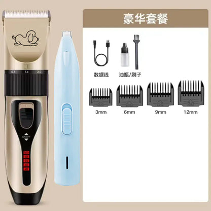 Dog Grooming Clipper for Pets - Includes Accessories
