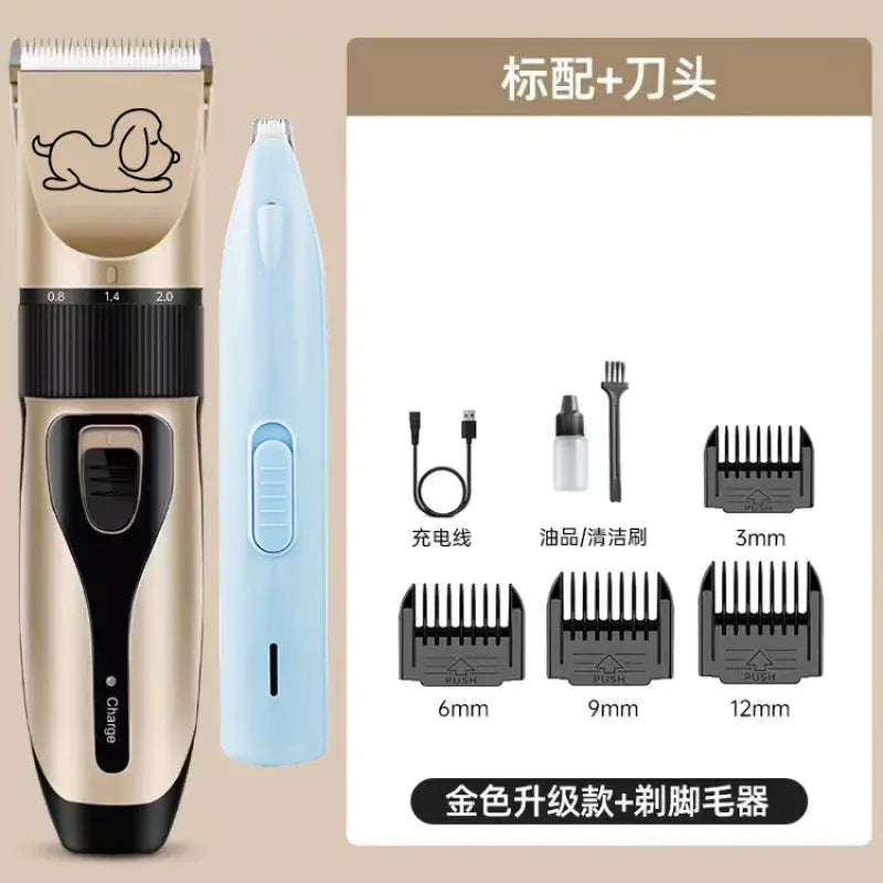 Dog Grooming Clipper for Pets - Includes Accessories